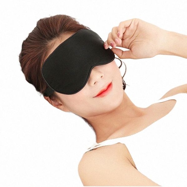 seta Eyeshade Slee Eye Mask Cover Patch Viaggi Relax Benda sull'occhio Benda Maschere per dormire con Borsa per il ghiaccio Ombra Luce Donna Uomo 32yZ #