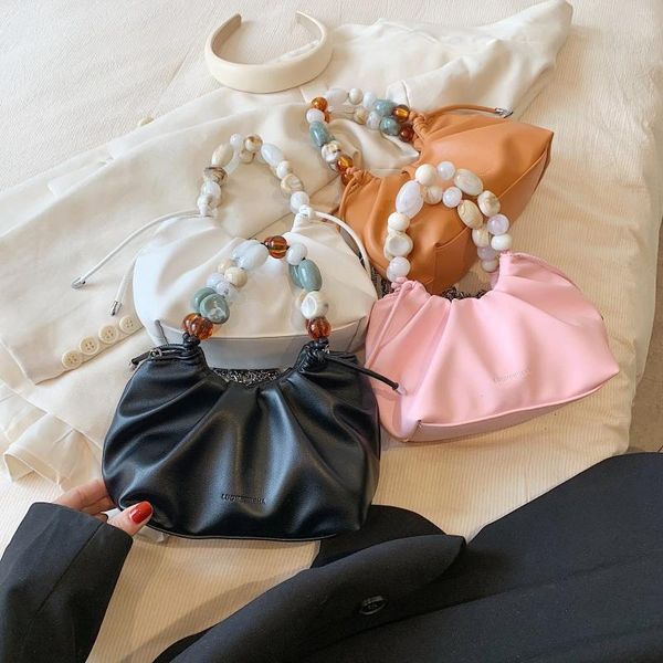 Abendtaschen 2024 Design Naturstein Totes Handtasche für Frauen Mädchen Umweltfreundliche PU-Leder Umhängetasche Täglich Kausal