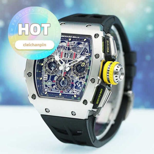 Relógio de pulso RM RMWATCH RM11-03 HOLO TOLO SWISS SWISS World Famous RM11-03 Titanium Single