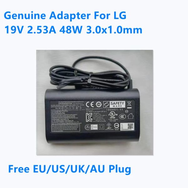 Adapter Original 19 V 2,53 A 48,07 W ADS48MS192 19048E WA48B19FS Netzteil AC Adapter Für LG GRAM 15Z970 15Z990 17Z990 Laptop Ladegerät