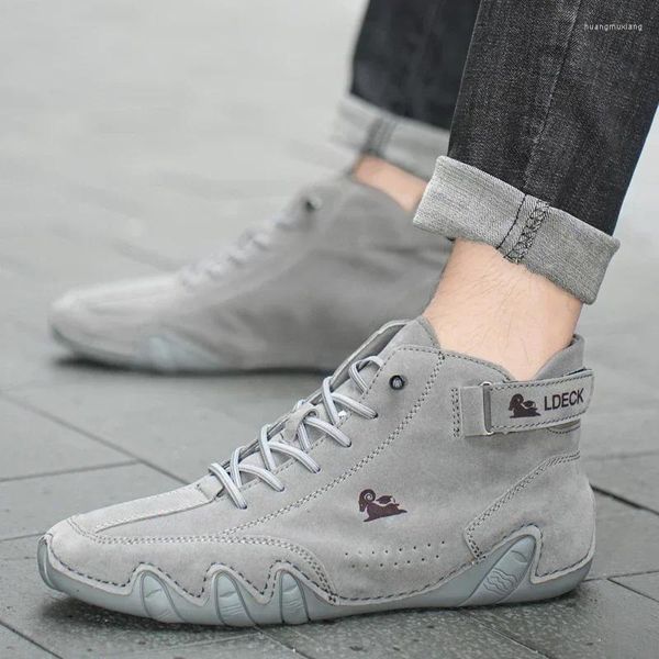 Scarpe casual 2024 In sneakers da uomo Maschili alte invernali calde designer moda mocassini stringati stivaletti da uomo