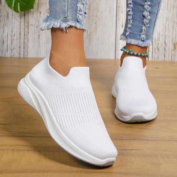 Freizeitschuhe, Sneaker-Booties für Damen, Damen, Sommer, Sport, Laufen, atmungsaktiv, modisch, für Studenten und Jugendliche