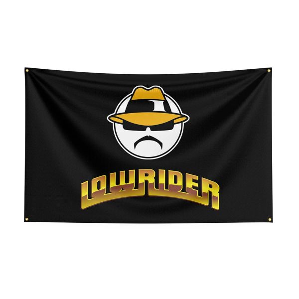 Aksesuarlar 3x5ft Lowriders Bayrak Polyester Baskılı Yarış Araba Banner Dekor Ft bayrak dekor, bayrak dekorasyon afiş bayrağı afiş