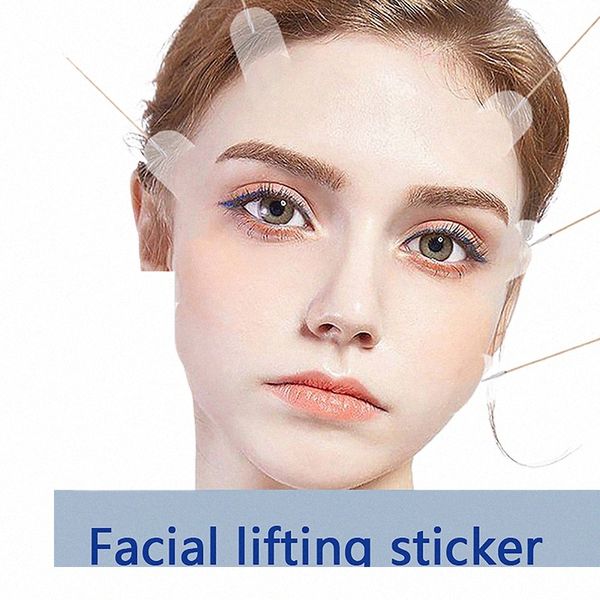 18pcs Invisible Thin Face Adesivos V-Shape Fast Lifting Facial Lift Up Neck Eye Double Chin Wrinkle Makeup Tape j7li #