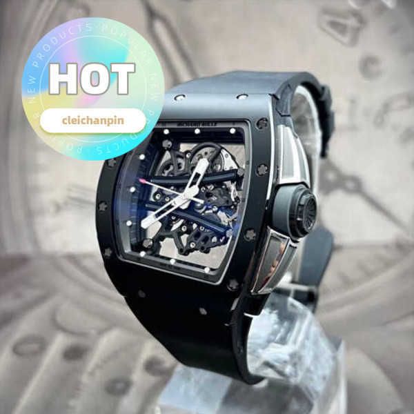 RM Racing Arms Watch Watch RM61-01 Serie Black Ceramic Manual Grey Track Limited RM6101