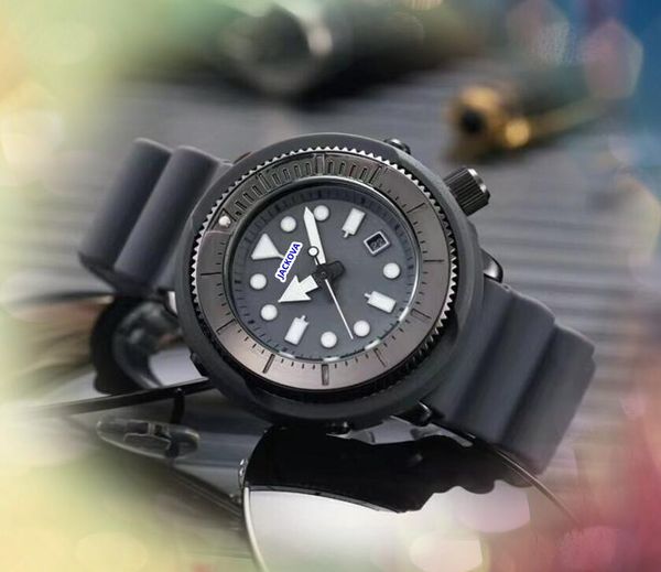 Relogio Maskulino 42mm Askeri Erkekler Moda Motor Yarışı İzler Benzersiz Kauçuk Band Saat Kuvars Hareket Büyük Gece Parçalama Dalış Zamanlayıcı Seti Burgu Spor İzle Hediyeler