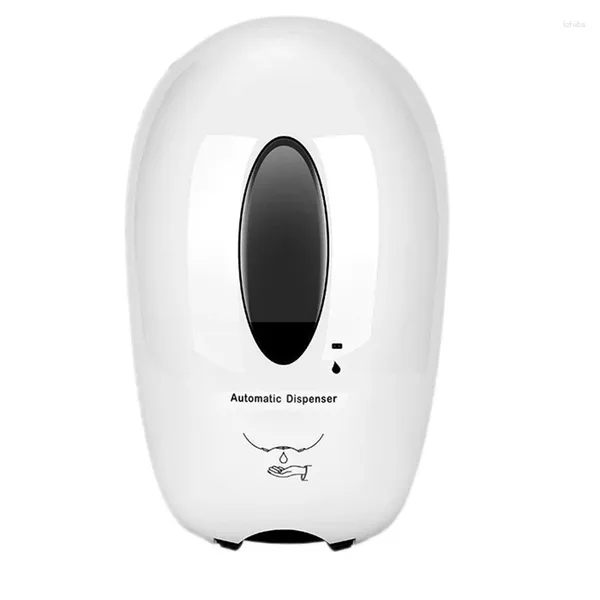 Garrafas de armazenamento Dispensador automático de desinfetantes para as mãos - 1L/34 Oz Bateria de gel líquido Pulverizador elétrico Touchless Sabonete montado na parede