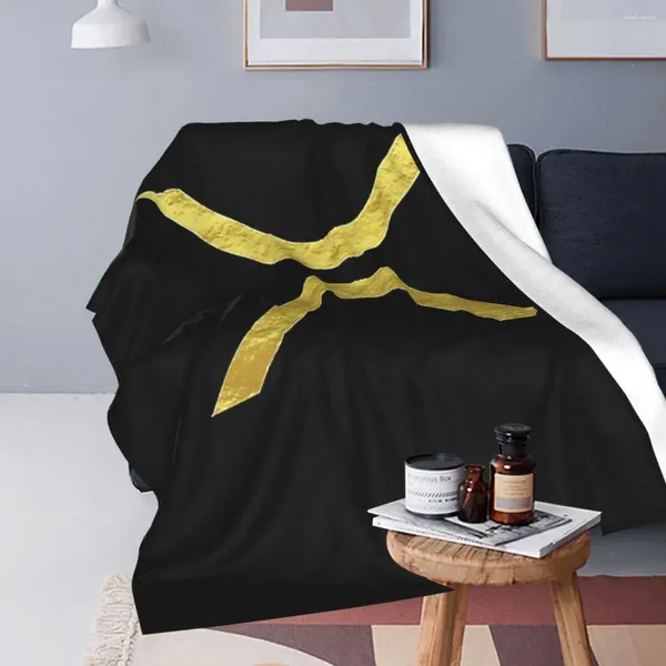 Coperte XRP Coperta ondulata Flanella Super Soft Divano per divano Biancheria da letto Copriletto Trapunta per esterni