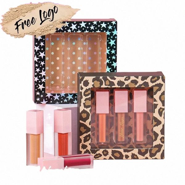 Make Up Set Waterproof Líquido Lip Gloss Private Label Lg Lasting Lip Makeup Kit Full Profial Personalizado I8B0 #