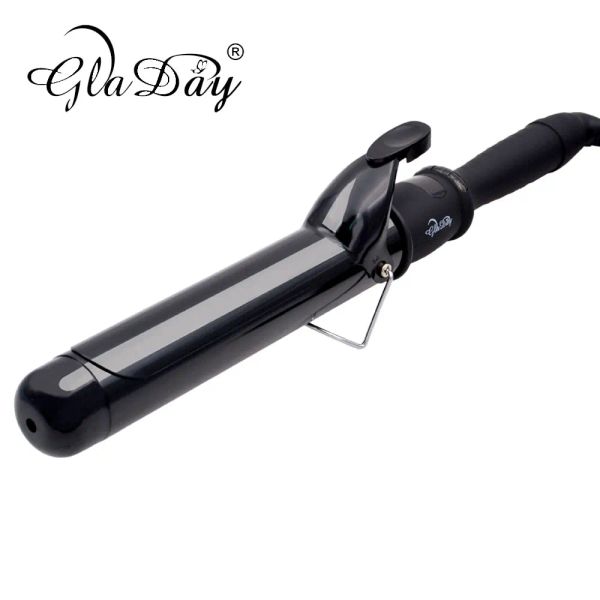 Ferros de cerâmica modelador de cabelo 38mm ferramentas de estilo de cabelo lcd curling ferro digital magia curling wand ferros