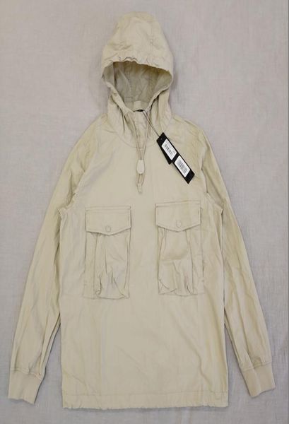 19SS 639F2 GHOST PIECE SMOCKANORAK ХЛОПОК НЕЙЛОН ТЕЛА Пуловер Куртка Мужчины Женщины Пальто Модная Верхняя одежда8043530