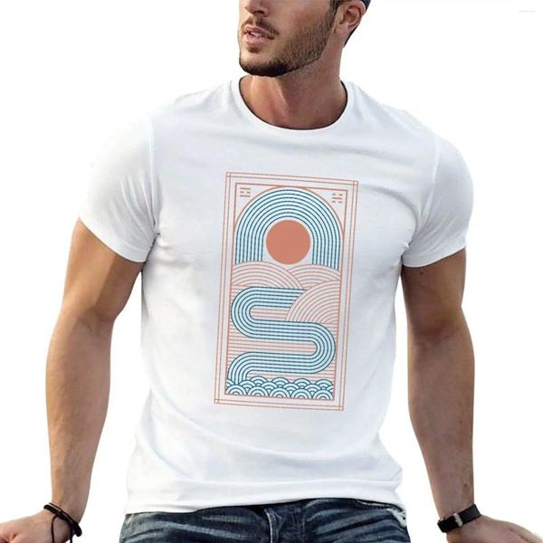 Canotte da uomo T-shirt Zen River Tinta unita T-shirt personalizzata ad asciugatura rapida Designer da uomo