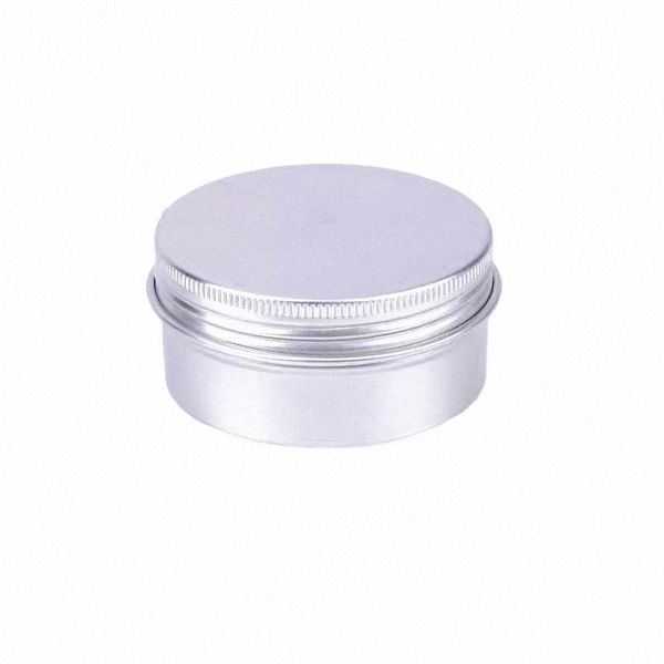 50 stücke * 80g Aluminium Glas mit Schraubverschluss Leere Kosmetische Ctainer Creme Probe Dosen 80 ml Lippenbalsam Kleine Metall Topf Nail art Dosen Z4kz #