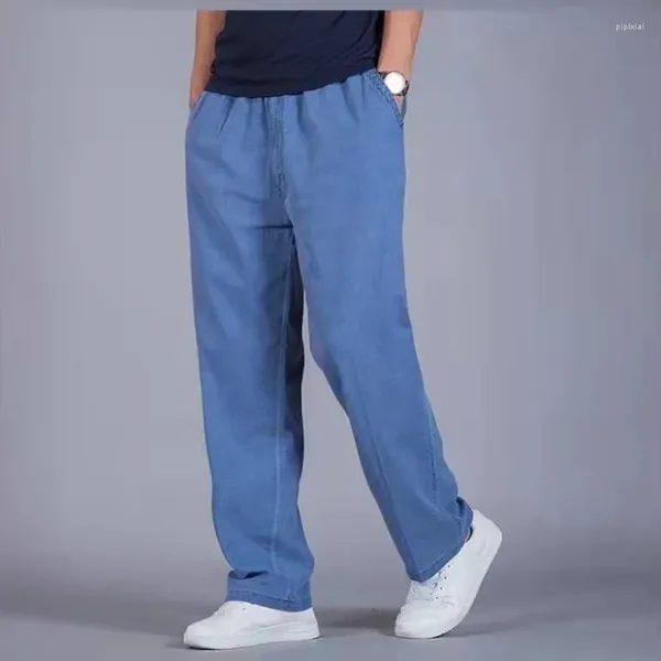 Мужские брюки, мужские льняные брюки с карманами, повседневные, широкие, прямые, в корейском стиле, модные классические тренды, стильная распродажа