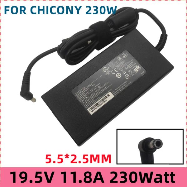 Adaptör Orijinal 19.5V 11.8A 230W 5.5x2.5mm A12230P1A A17230P1A A230A012L MSI GS75 GS65 Stealth 8SG P65 dizüstü bilgisayar için