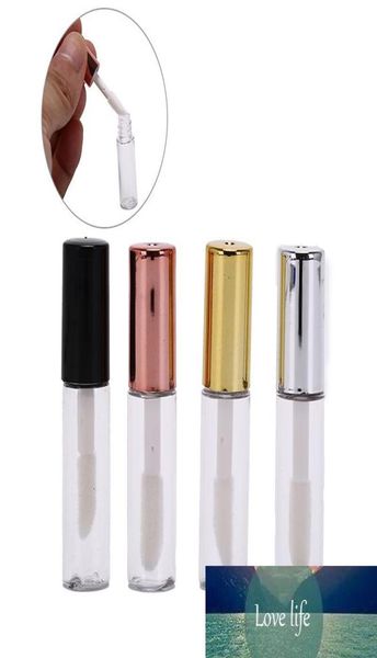 100 Stück DIY 12 ml leere Lippenstiftflasche Lipgloss Tube Lippenbalsam Tube Behälter mit Kappe klar schwarz weiß kosmetische Probenbehälter7097842