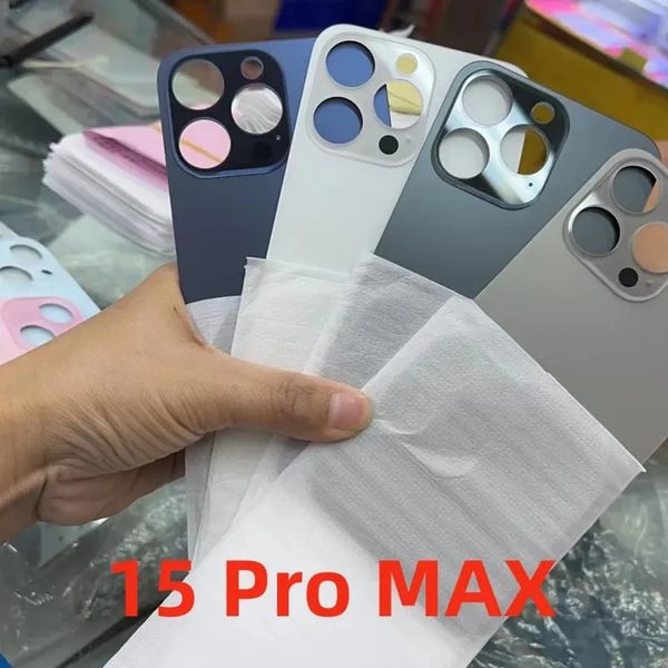 İPhone 15 14 13 12 11 Pro Max 8 Plus x Xs Maksimum Pil Arka Kapak Muhafazası Yapışkan Çıkartma