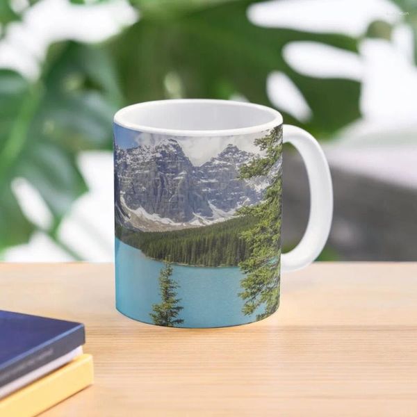 Tassen Moraine Lake Kaffeetasse Thermobecher zum Tragen von Thermokälte und Gläsern