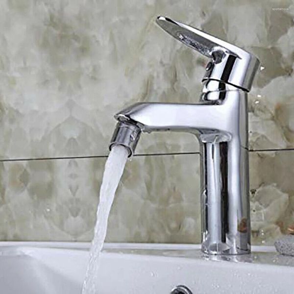 Rubinetti per lavandino del bagno 2 pezzi Rubinetti da cucina girevoli a 360° e miscelatore per acqua fredda Rubinetto per risparmio filtro Spruzzatore Aeratori