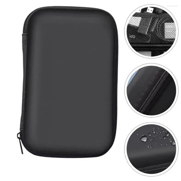 Sacos de armazenamento Eva Bag Acessórios Digitais Fone de Ouvido Bolsa Recipiente de Cabo de Dados Móvel Disco Zipper Multifuncional USB Case