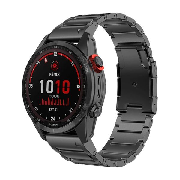 Accessori cinturino per orologio Quick Fit da 26mm 22mm per Garmin Fenix 7 7X 6 6X 5 5X Plus/Epix Gen 2/Quatix/Descent Mk2 cinturino in metallo titanio