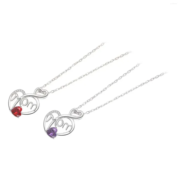 Ожерелья с подвесками, ожерелье в форме сердца от дочери, романтическая мама, подарки на день матери для мамы, вечеринки, Фестиваля Святого Валентина