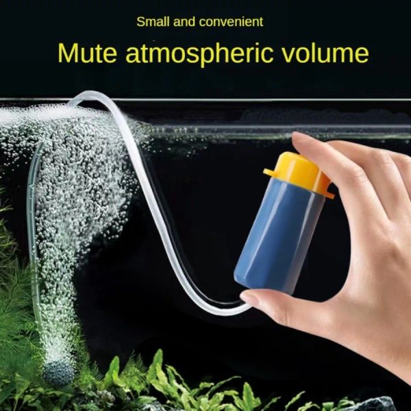 Accessori Pompa d'aria per ossigeno per acquario Piccolo ossigenatore USB per acquario Compressore d'aria silenzioso Mini aeratore Accessori per acquari portatili