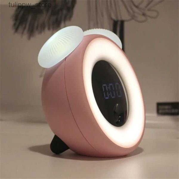 Orologi da tavolo da scrivania Sveglia carina Elettronica digitale Led Night Wake Up Light Orologio da tavolo Snooze Clock Orologio da scrivania Regalo per bambini Decorazione camera da letto L240323