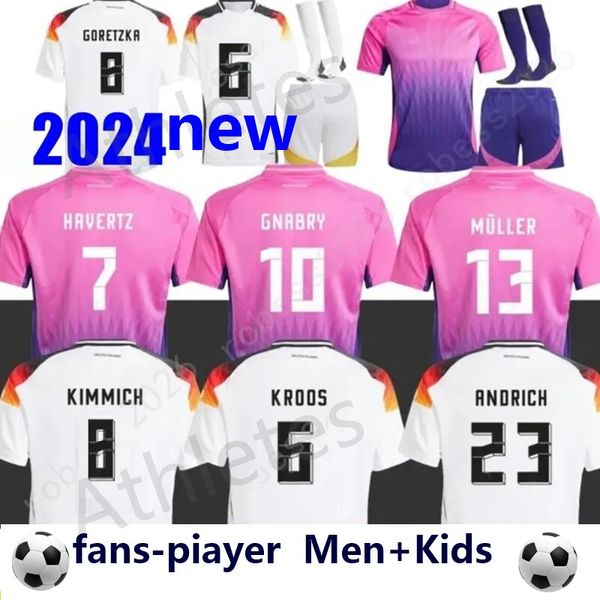 2024 2025 Herren-Fußballset BRANDT SANE HAVERTZ 2024 Europameisterschaft Deutsche Nationalmannschaft Fußballtrikot KIMMICH GNABRY MULLER