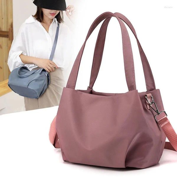 Umhängetaschen Eimer Umhängetasche Für Frauen 2024 Nylon Wasserdichte Geldbörse Casual Kleine Telefon Handtasche Damen Tote Messenger