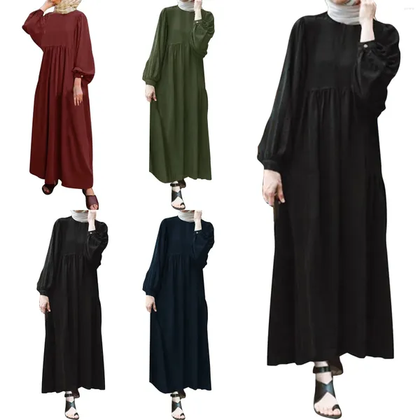 Ethnische Kleidung Muslimische Mode Hijab Kleider IsIamic Abayas Für Frauen Party Vestidos Türkei Abaya Dubai Langes Kleid Ramadan Robe