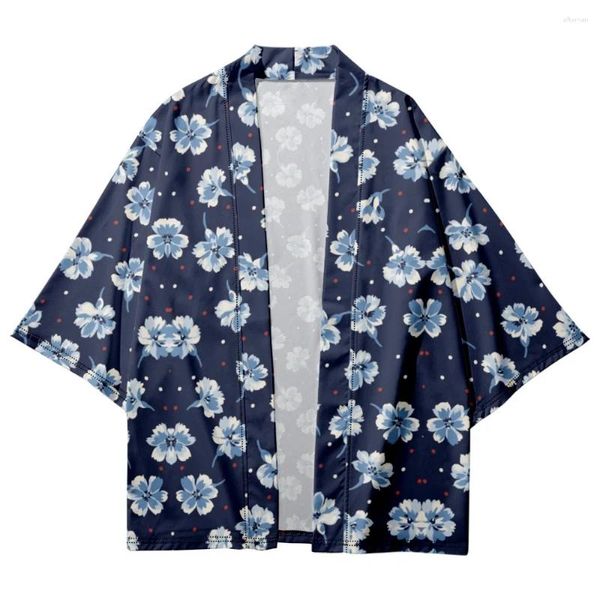 Indumenti da notte da uomo Kimono estivo Casual Rayon Cardigan Abito Yukata Lingerie Stile vintage Accappatoio Top Abiti Salotto giapponese Cappotto per la casa