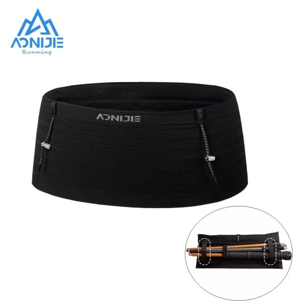 Taschen Aonijie Running Taillenbeutel Keine Bounce Trail Running Belt Hydration Taillenpack für Triathlon Fitness -Fitness -Laufzubehör W8116