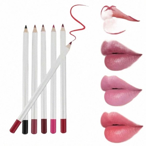 Custom 21Colors Matte Lipliner mit Sharr wasserdichtem Nude Ctour Lipliner LG Dauerländische Lippenstift Pen Bulk Make -up K9en#