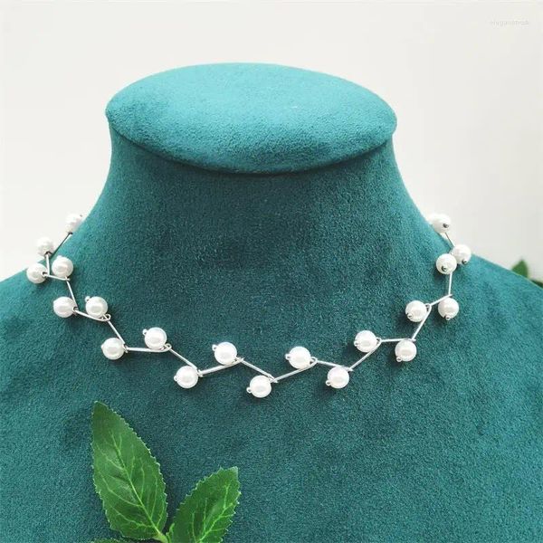 Ожерелья с подвесками ZHONGVI 2024, модное жемчужное колье Kpop, милое двухслойное ожерелье для женщин, модные ювелирные изделия, подарок для девочек, оптовая продажа