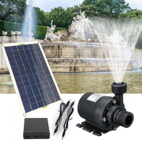 Kit pompa acqua solare senza spazzole per decorazioni da giardino Fontana di potenza 800 l/h per laghetto da bagno per uccelli