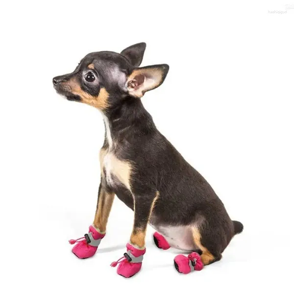 Vestuário para cães adequado para cães e gatos pequenos, pés não molhados, segurança, manter aquecido, conveniente, doméstico, chihuahua, botas de chuva antiderrapantes, pano de nylon