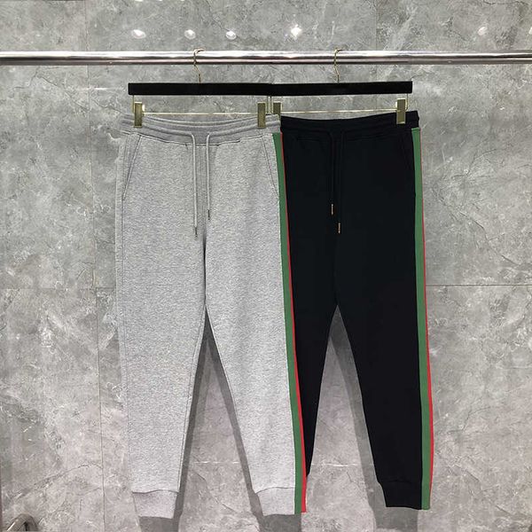 Dongguan marca venda direta tb guarda calças dos homens versão correta esportes e lazer fita lateral verde vermelho leggings