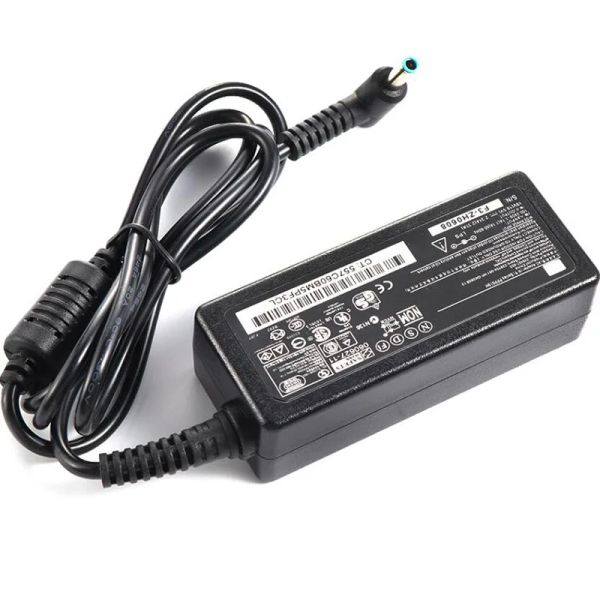 Adaptador 19.5V 45W AC Fonte de alimentação Carregador Cabos Adaptadores de conectores de ponta azul para laptop HP 740015002 2.31A