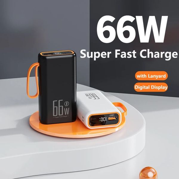 Power Bank 10000Mah 20000Mah 66W Super Fast Charging Battey per Huawei Mate40 P50 iPhone 14 13 Xiaomi Portable PowerBank