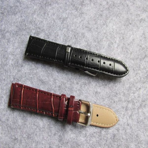 Geschenk-Werkzeugband, hochwertiges PU-Lederarmband, 16 mm, 18 mm, 20 mm, 22 mm, 24 mm, Uhrenarmband für Damen und Herren, Ersatz für festes Armband, ac248e