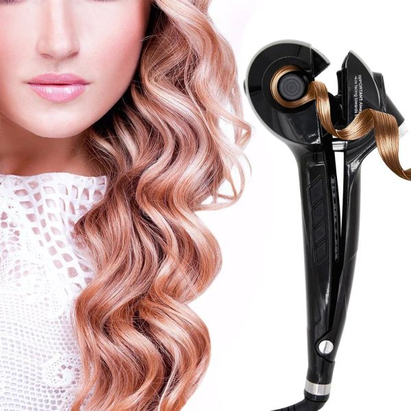 Ferri da stiro Professionale Vapore Spray Spirale Bigodino automatico per capelli Bacchetta rotante Ferro arricciacapelli Strumenti per lo styling dei capelli Bigodini Piegatore Curl Style