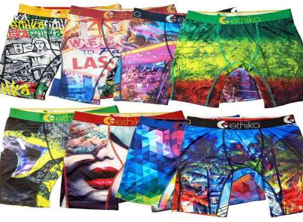 Boxer unisex Intimo tecnico Graffiti Donna Uomo Fitness Boxer in cotone Quick Dry Marca Sport Boxer corto migliore qualità1556319