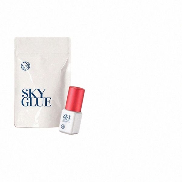 10 Garrafas SKY S + Tipo Cola para Eyel Extensis Red Cap Secagem Rápida Coréia Falso L Cola 5ml Maquiagem Ferramentas Atacado Adesivo d6Ng #