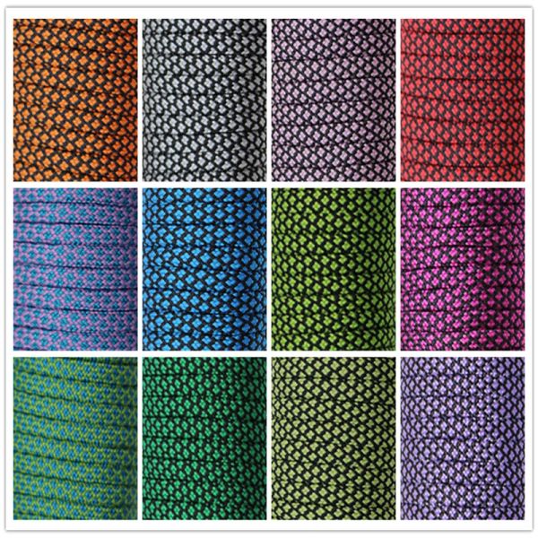 Paracord Großhandel 100 m Paracord 550 Paracorde Cord Lanyard Seil Mil Spec Typ III 7 Strang Schnur Klettern Camping Survival Ausrüstung Seil