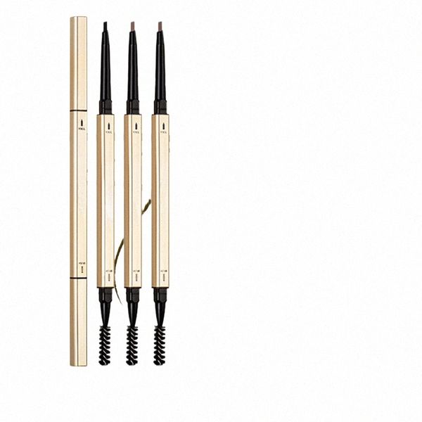 Matita per sopracciglia doppia testa Lg Lasting Impermeabile 5 colori Eye Brow Pen Tinta Mascara Migliora cosmetici Bellezza Trucco donna i3of #