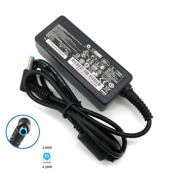 Adapter 19,5 V 2,31 A 45 W AC-Netzteil Laptop-Ladegerät für HP Pavilion 15p066us/G6U18UA 740015003 741727001 740015002 4,5 x 3,0 mm