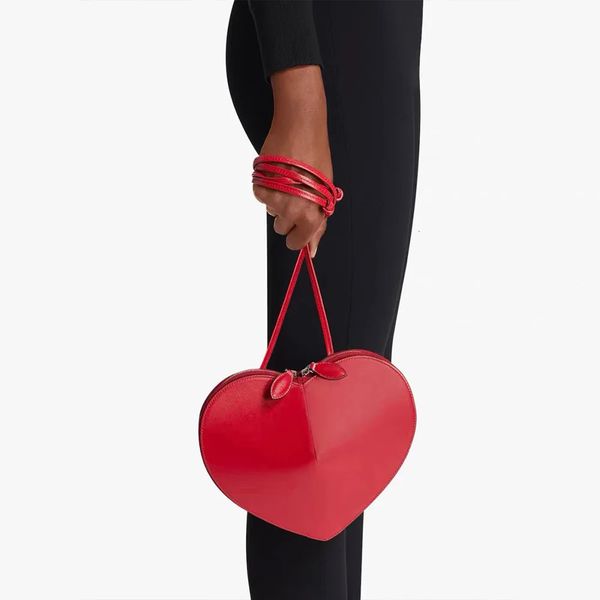 Etiket Orijinal 2023 Love Bag Deri Crossbody Mini Omuz Düğün 240308