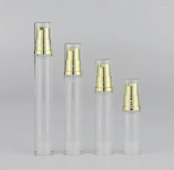 Bottiglie di stoccaggio 500 pezzi 15ML 10ML 5ML Pompa per lozione airless Bottiglia vuota Crema per le mani riutilizzabile con SN682