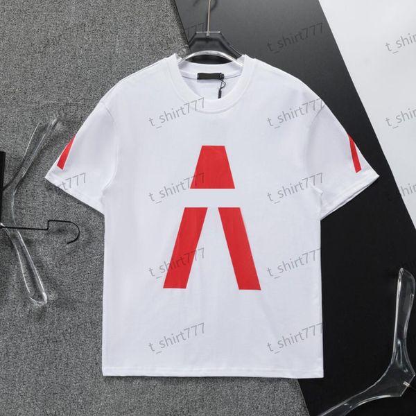 Tasarımcı T Shirt Erkekler İçin Yaz Pamuk Üstleri Renkli Mektup Baskı Boş Tshirts O boyun erkek giyim Asya Boyut M ila 3xl